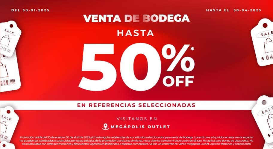 Rebajas en Megápolis