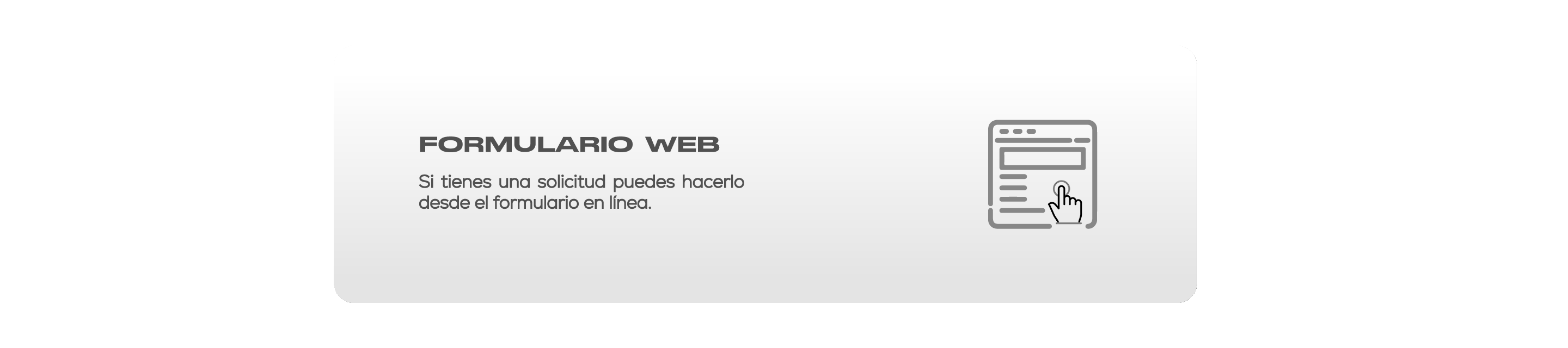 formulario web